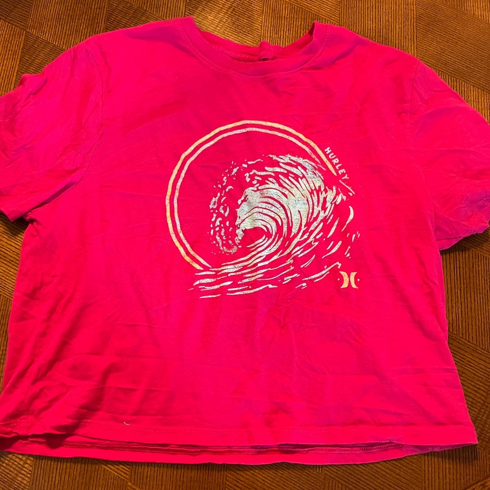 Pink Hurley size medium womens tee